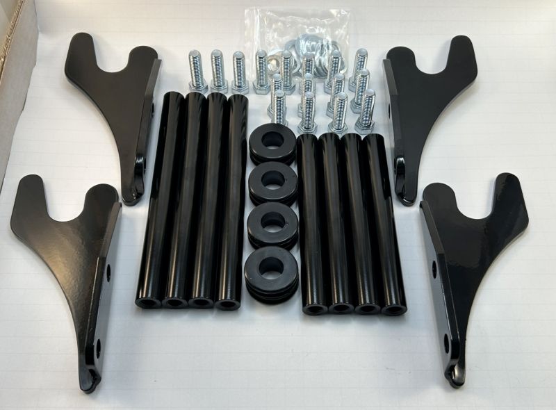 Quick jack bumper and rod kit black